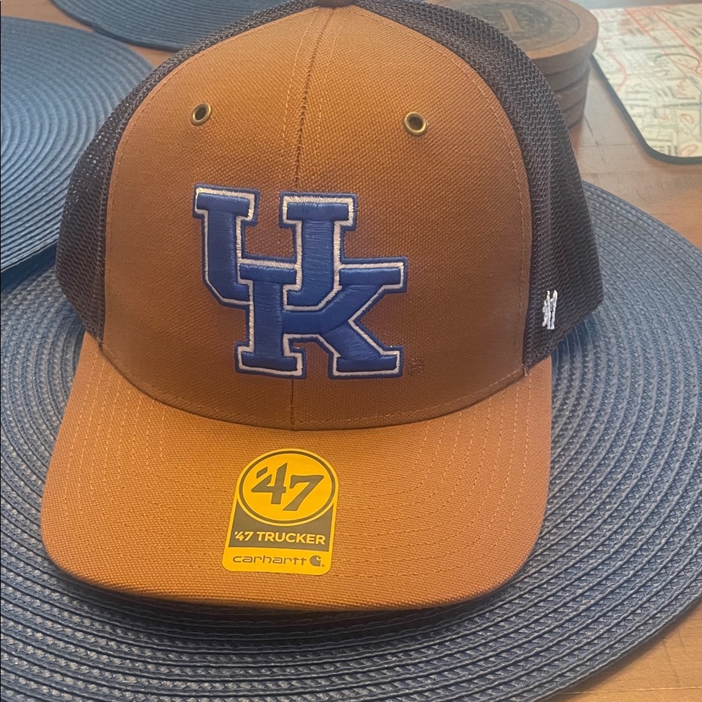 Kentucky Wildcats Carhartt Brown and Black Trucker Hat